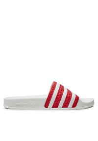 Adidas - Klapki adidas. Kolor: czerwony #1