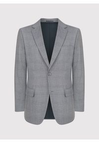 Pako Lorente - PAKO LORENTE – Szara marynarka casualowa w kratę. Okazja: na co dzień. Kolor: szary. Styl: casual #4