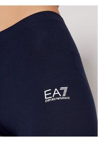 EA7 Emporio Armani Legginsy 8NTP63 TJ01Z 1554 Granatowy Slim Fit. Kolor: niebieski. Materiał: bawełna #3