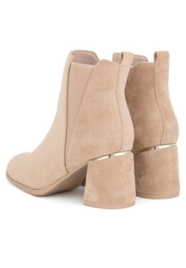 Jenny Fairy Botki WFA3048-1 Beżowy. Kolor: beżowy. Materiał: materiał