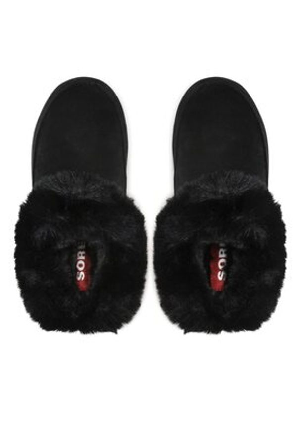 sorel - Sorel Kapcie Go™ - Coffe Run NL3692 Czarny. Kolor: czarny. Materiał: zamsz, skóra