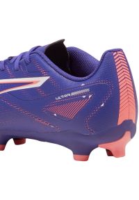 Buty Puma Ultra 5 Play FG/AG 107689 01 fioletowe. Zapięcie: sznurówki. Kolor: fioletowy. Materiał: włókno, materiał. Szerokość cholewki: normalna. Sport: piłka nożna #4
