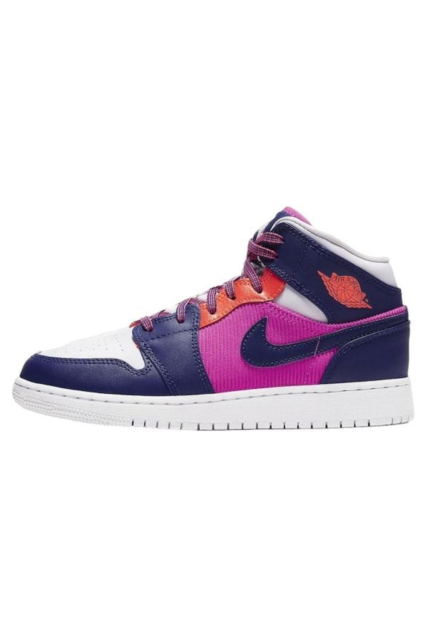 Buty do chodzenia dla dorosłych Air Jordan 1 Mid Fire Pink Barely Grape. Kolor: fioletowy. Sport: turystyka piesza