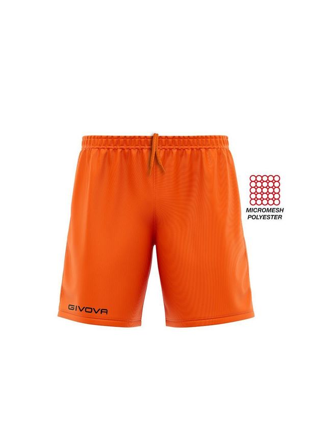 Givova Szorty Sportowe 2XL - Komfort i Wydajność dla Mężczyzn. Kolor: pomarańczowy, wielokolorowy, fioletowy. Materiał: poliester. Długość: krótkie. Sezon: lato