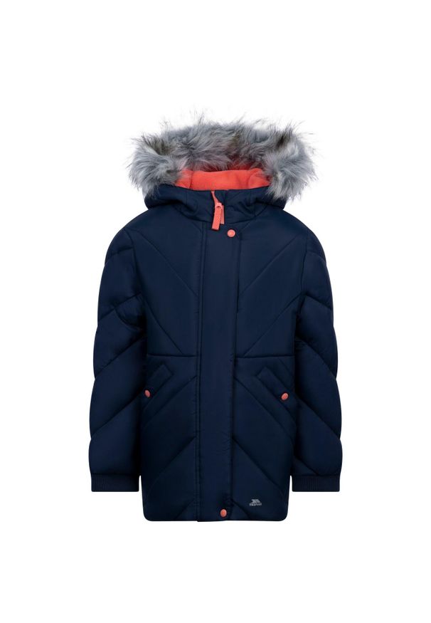 TRESPASS - Kurtka Dziewczęca Buntee. Kolor: niebieski. Sport: turystyka piesza