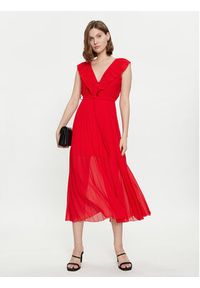 Dixie Sukienka wieczorowa A319J043 Czerwony Regular Fit. Kolor: czerwony. Materiał: syntetyk. Styl: wizytowy #4