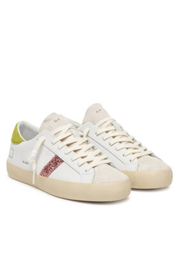 D.A.T.E. Sneakersy Hill Low W441-HL-CA Biały. Kolor: biały. Materiał: skóra