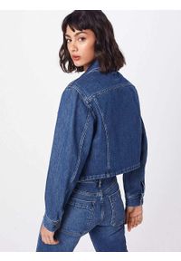 Lee - LEE CROPPED RIDER JACKET DAMSKA KURTKA JEANSOWA TIC L54CGGEZ 112112759. Materiał: jeans #4