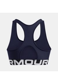 Stanik sportowy Under Armour HeatGear Authentics Mid Branded Bra. Kolor: niebieski