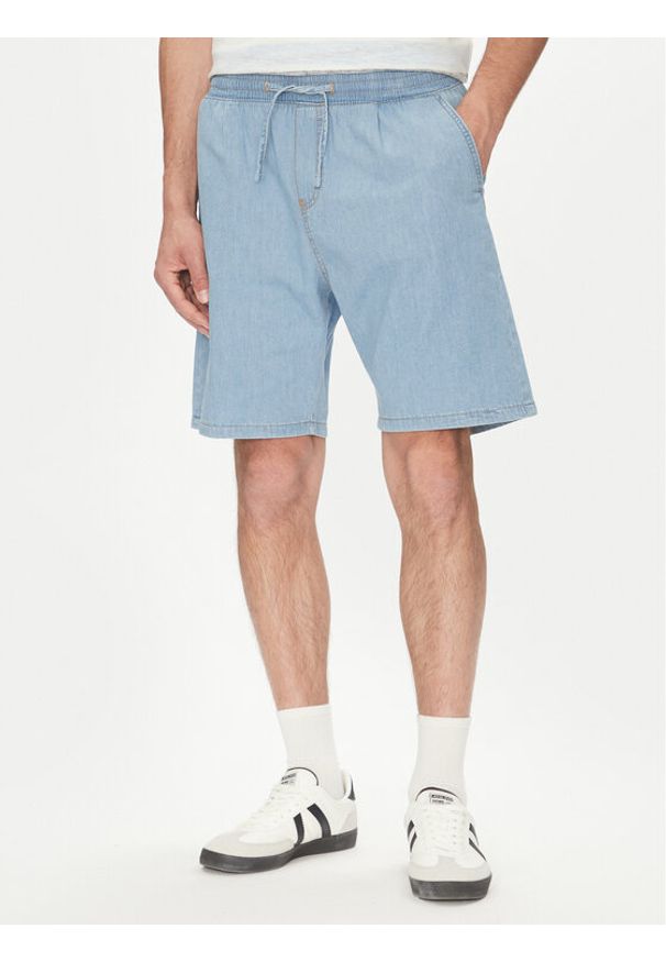 Jack & Jones Szorty jeansowe Tony 12270251 Niebieski Relaxed Fit. Kolor: niebieski. Materiał: bawełna