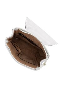 Wittchen - Damski plecak z ekoskóry croco z kieszenią z przodu biały. Kolor: biały. Materiał: skóra ekologiczna. Wzór: haft. Styl: casual, elegancki #5
