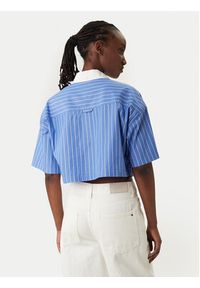 Tommy Jeans Polo DW0DW22596 Niebieski Relaxed Fit. Typ kołnierza: polo. Kolor: niebieski. Materiał: bawełna #4