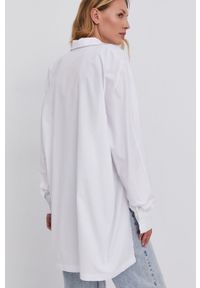 Answear Lab - Koszula bawełniana. Kolor: biały. Materiał: bawełna. Długość rękawa: długi rękaw. Długość: długie. Wzór: gładki. Styl: wakacyjny #5