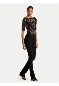 Lauren Ralph Lauren - LAUREN RALPH LAUREN Bluzka Judy 200P13948001 Czarny Regular Fit. Kolor: czarny. Materiał: bawełna #7