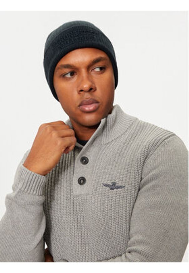 Aeronautica Militare Czapka 242CU043L488 Granatowy. Kolor: niebieski. Materiał: bawełna