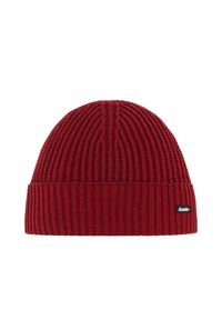 Czapka z wełną merino unisex Eisbar Nordic MU. Kolor: czerwony. Materiał: wełna. Sezon: zima