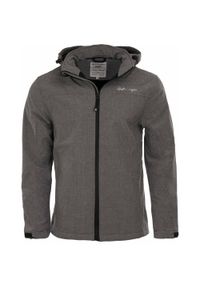 ZOTAL LABORATORIOS - Kurtka softshell męska Spitsbergen – wiatroszczelna, hydrofobowa, szara L. Kolor: szary. Materiał: softshell. Sport: turystyka piesza #1