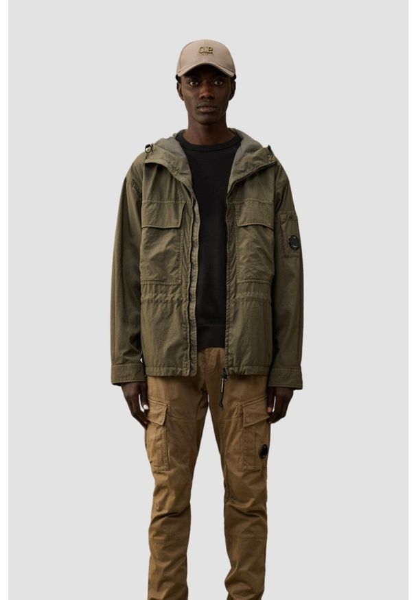 C.P. Company - C.P. COMPANY Czarny męski sweter Crew Neck, Rozmiar XXL. Kolor: czarny. Materiał: poliester, wełna, materiał