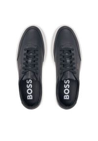 BOSS - Boss Sneakersy Kieran 50536504 Czarny. Kolor: czarny. Materiał: skóra #4