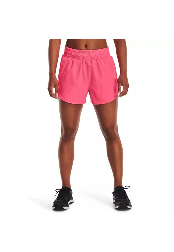 Spodenki krótkie damskie Under Armour Flex Woven Short 3in. Kolor: różowy. Długość: krótkie
