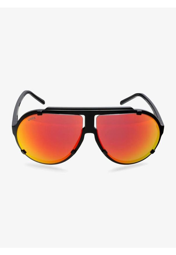 Okulary przeciwsłoneczne Uvex Esntl Pina - black matt/mirror red. Kolor: czarny. Sport: turystyka piesza