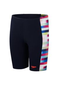 Kąpielówki chłopięce spodenki kąpielowe Speedo Digital Panel Jammer. Kolor: wielokolorowy, niebieski