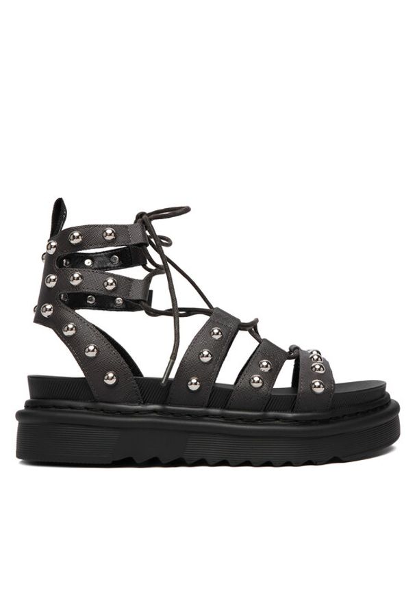 Replay - REPLAY Sandały GWF6L000.C0001S Szary ciemny. Kolor: szary. Materiał: skóra