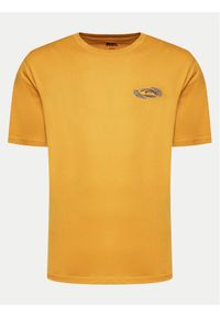 Quiksilver T-Shirt Tc Snap EQYZT07672 Brązowy Regular Fit. Kolor: brązowy. Materiał: bawełna