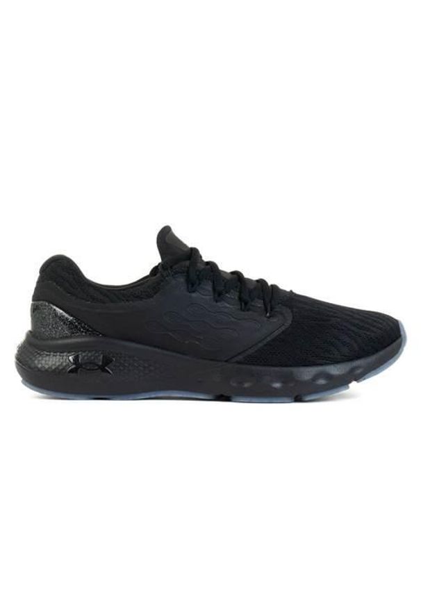 Buty do biegania męskie Under Armour Charged Vantage. Zapięcie: sznurówki. Kolor: czarny. Materiał: materiał, syntetyk, tkanina. Szerokość cholewki: normalna