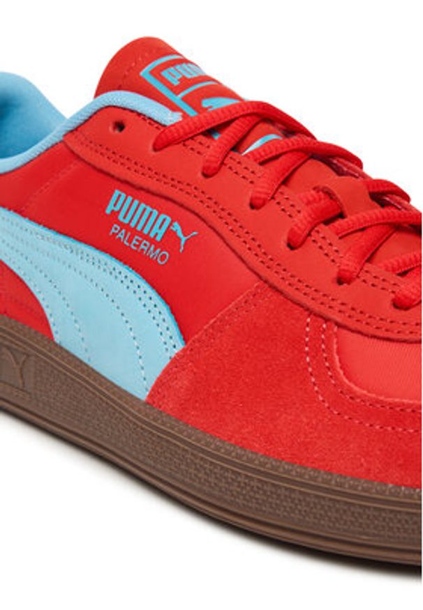 Puma Sneakersy Palermo Pop 403257 01 Czerwony. Kolor: czerwony. Materiał: materiał