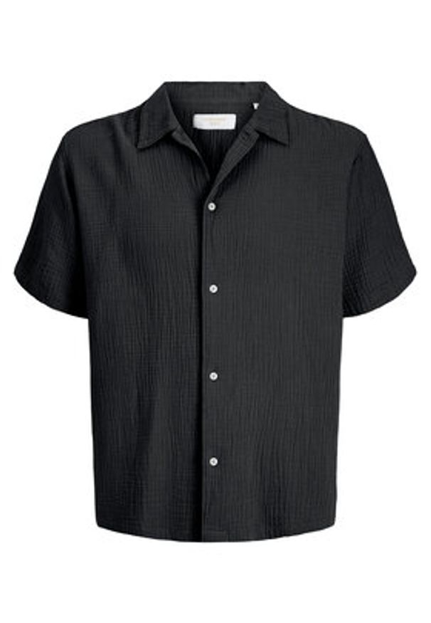 Jack & Jones Koszula Nantucket Double 12291812 Czarny Regular Fit. Kolor: czarny. Materiał: bawełna