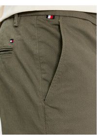 TOMMY HILFIGER - Tommy Hilfiger Chinosy Denton MW0MW33938 Khaki Slim Fit. Kolor: brązowy. Materiał: bawełna #3