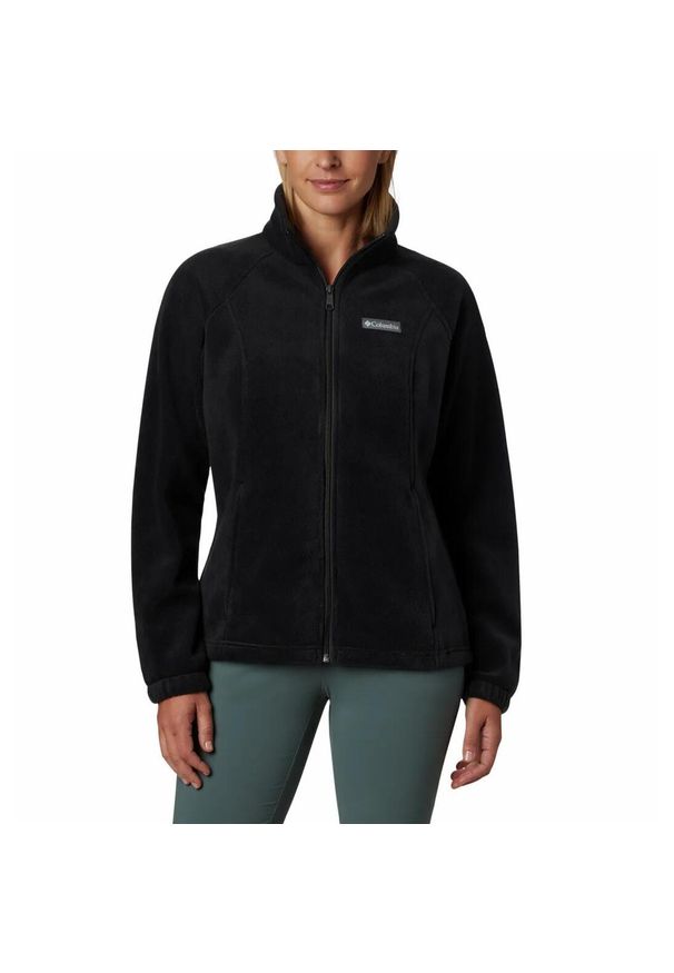 columbia - Polar Rozpinany Damski Columbia Benton Springs Full Zip. Kolor: czarny. Materiał: polar. Sport: turystyka piesza