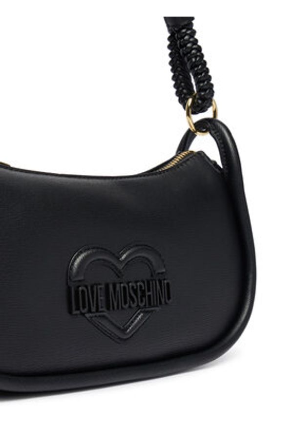 Love Moschino - LOVE MOSCHINO Torebka JC4098PP1OLL0000 Czarny. Kolor: czarny. Materiał: skórzane