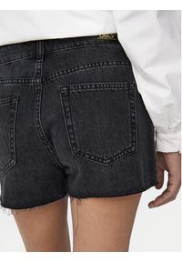 only - ONLY Szorty jeansowe Jaci 15314430 Czarny Loose Fit. Kolor: czarny. Materiał: bawełna #6