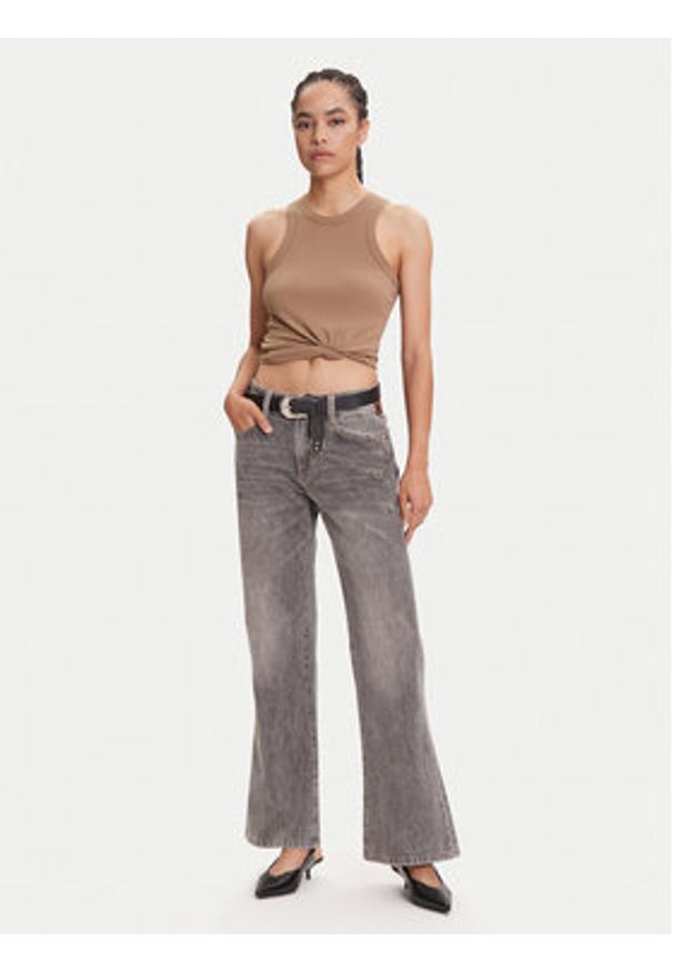 Miss Sixty Jeansy 6S1JJ47800 Szary Flare Fit. Kolor: szary