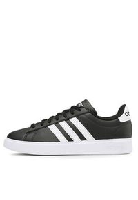 Adidas - adidas Sneakersy Grand Court Cloudfoam GW9196 Czarny. Kolor: czarny. Materiał: skóra. Model: Adidas Cloudfoam #3