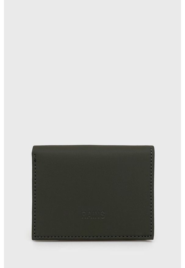 Rains portfel 16020 Folded Wallet kolor zielony 16020.03-03.Green. Kolor: zielony