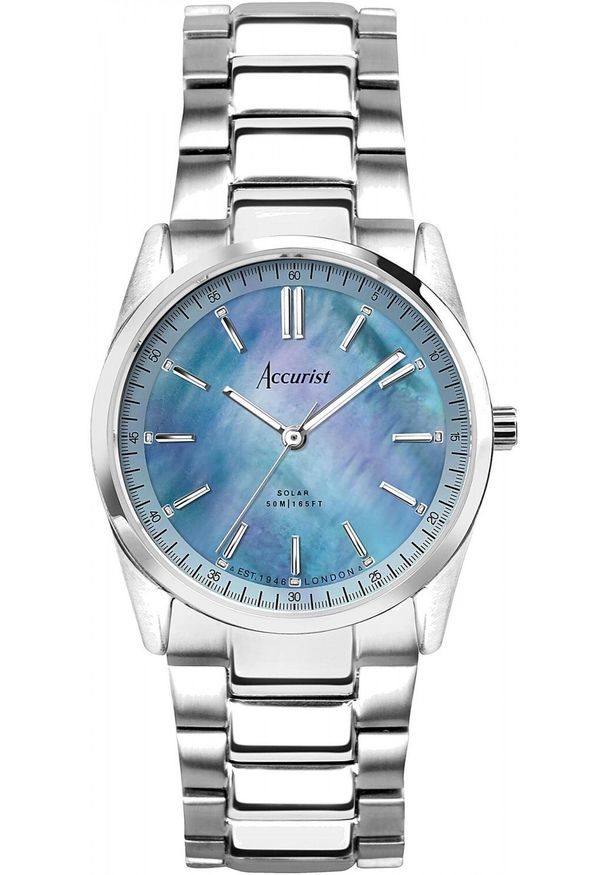 Zegarek Mark Maddox Zegarek damski Accurist 74016 srebrny. Kolor: srebrny