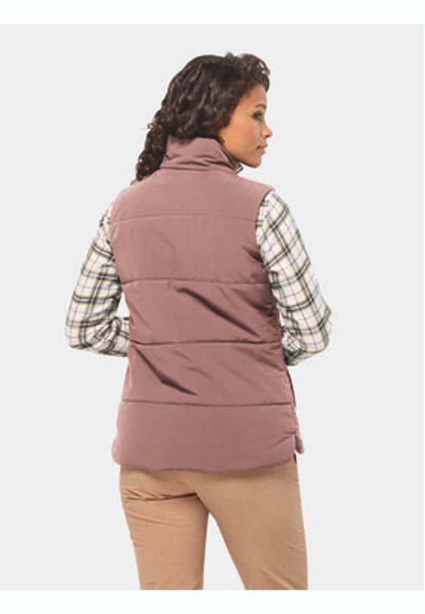 Jack Wolfskin Bezrękawnik White Frost Vest 1207371 Różowy Regular Fit. Kolor: różowy. Materiał: syntetyk. Długość rękawa: bez rękawów