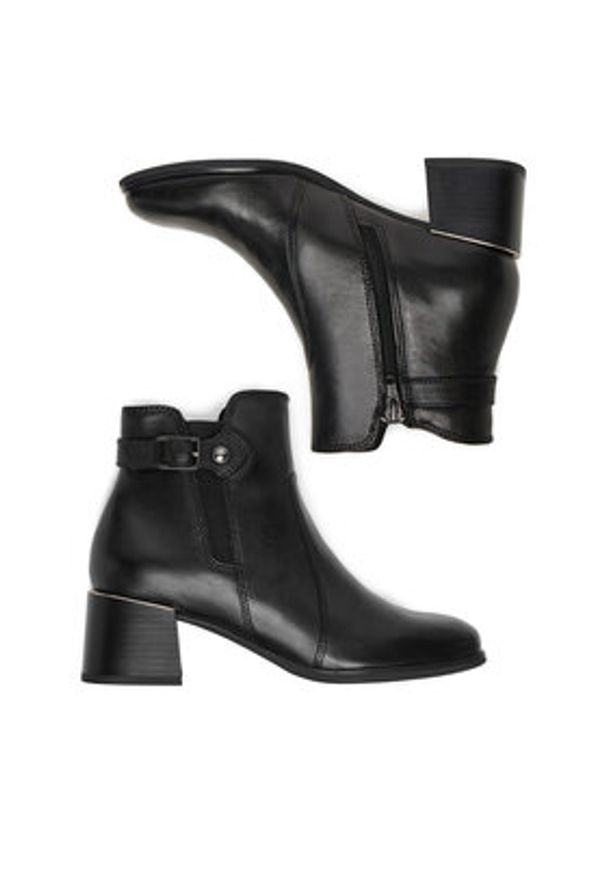 Lasocki Botki CEO-WB-THESSA-32 Czarny. Kolor: czarny. Materiał: skóra