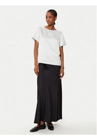Weekend Max Mara T-Shirt Amburgo 2515941051 Écru Regular Fit. Materiał: syntetyk