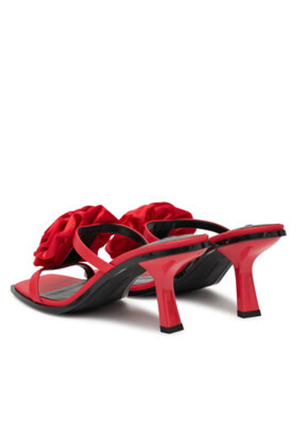 Karl Lagerfeld - KARL LAGERFELD Klapki Karmel KL33624 Czerwony. Kolor: czerwony. Materiał: skóra