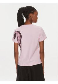 Pinko T-Shirt Quentin 100535 A1RN Różowy Regular Fit. Kolor: różowy. Materiał: bawełna #5