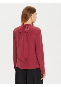 TwinSet - TWINSET Bluzka 242TT2341 Czerwony Regular Fit. Kolor: czerwony. Materiał: jedwab, wiskoza #2