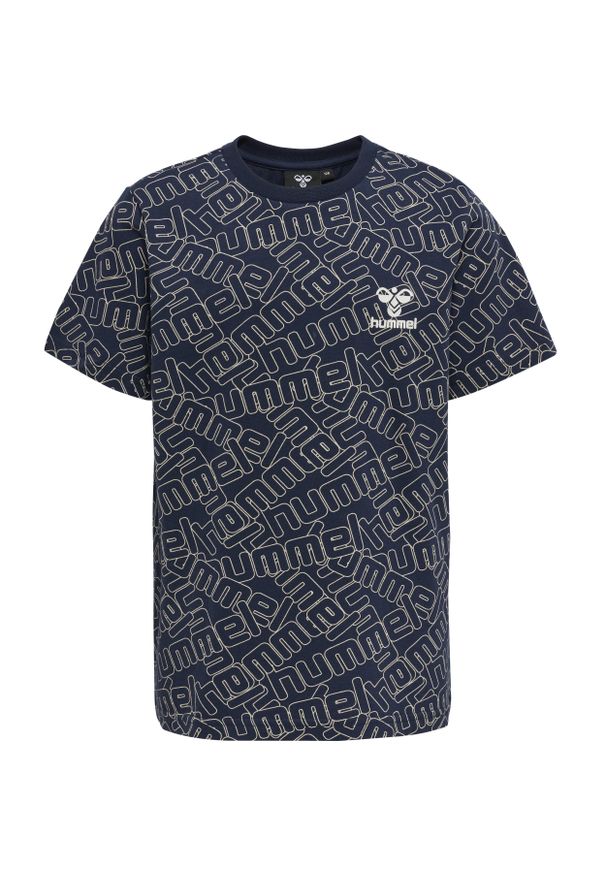 Koszulka dla dzieci Hummel Cooper. Typ kołnierza: polo. Kolor: niebieski. Materiał: jersey