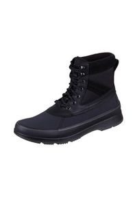 sorel - Buty do chodzenia męskie Sorel Ankeny Ii Boot Black Jet Suede Leather Textil. Wysokość cholewki: za kostkę. Zapięcie: sznurówki. Kolor: czarny. Materiał: materiał. Szerokość cholewki: normalna. Sport: turystyka piesza