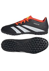 Adidas - Buty adidas Predator Club Tf IG7711 czarne. Kolor: czarny. Materiał: materiał, guma. Szerokość cholewki: normalna. Sport: piłka nożna