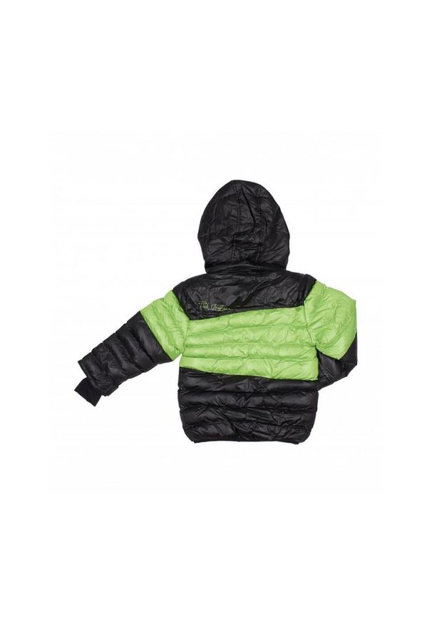 PEAK MOUNTAIN - Kurtka narciarska dla dzieci Peak Mountain. Kolor: wielokolorowy, czarny, zielony. Sezon: zima. Sport: narciarstwo