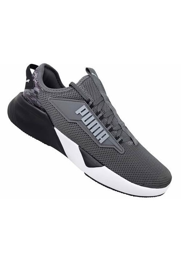 Buty do chodzenia męskie Puma Retaliate 2. Zapięcie: sznurówki. Kolor: wielokolorowy, szary. Materiał: guma, materiał, tkanina, syntetyk. Szerokość cholewki: normalna. Sport: turystyka piesza